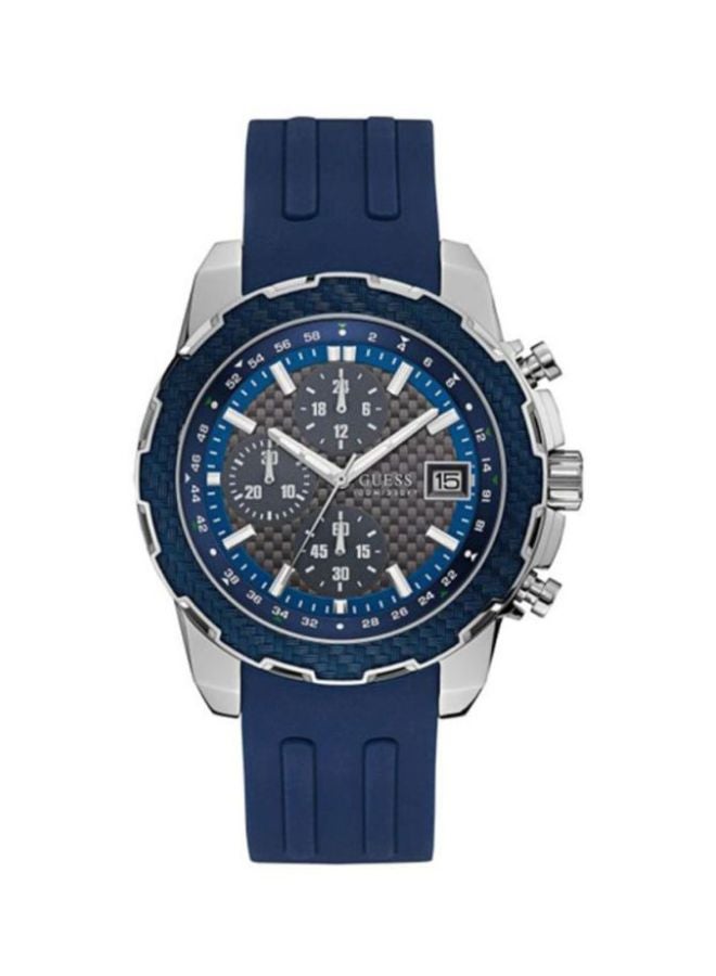 GUESS Men's Octane Water Resistant Analog Watch W1047G2 - 46 mm - Blue - Image 1