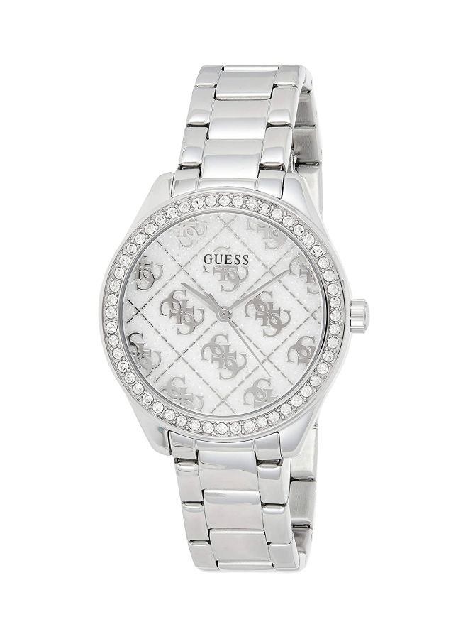 جس ساعة يد بعقارب مقاومة للماء طراز GW0001L1 - قياس 37 مم - لون فضي للنساء - Image 1