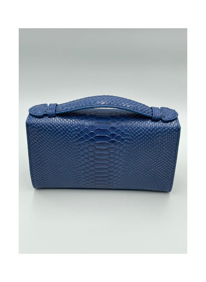 Generic - Trendy Pattern Clutch Bag Blue - Image 1
