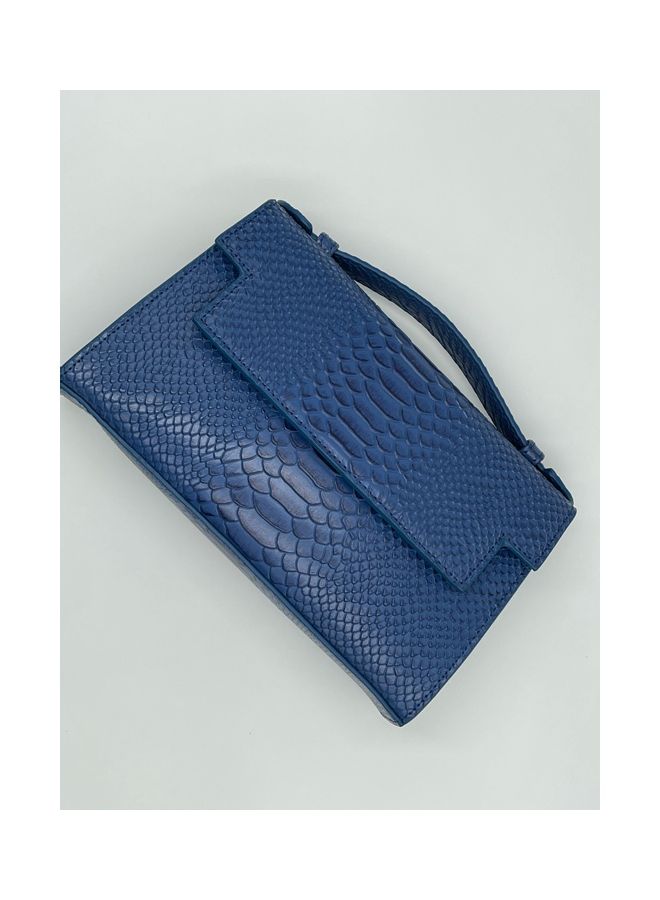 Generic - Trendy Pattern Clutch Bag Blue - Image 1