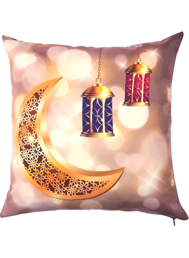Alwan Ramadan Kareem Printed Cushion Cover Multicolour 40x40cm - Image 1