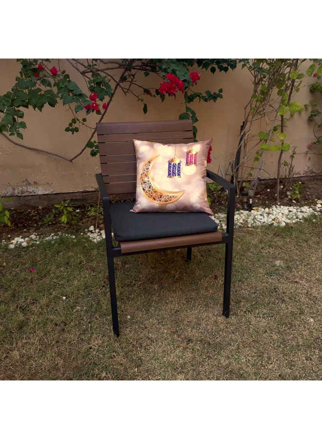 Alwan Ramadan Kareem Printed Cushion Cover Multicolour 40x40cm - Image 4