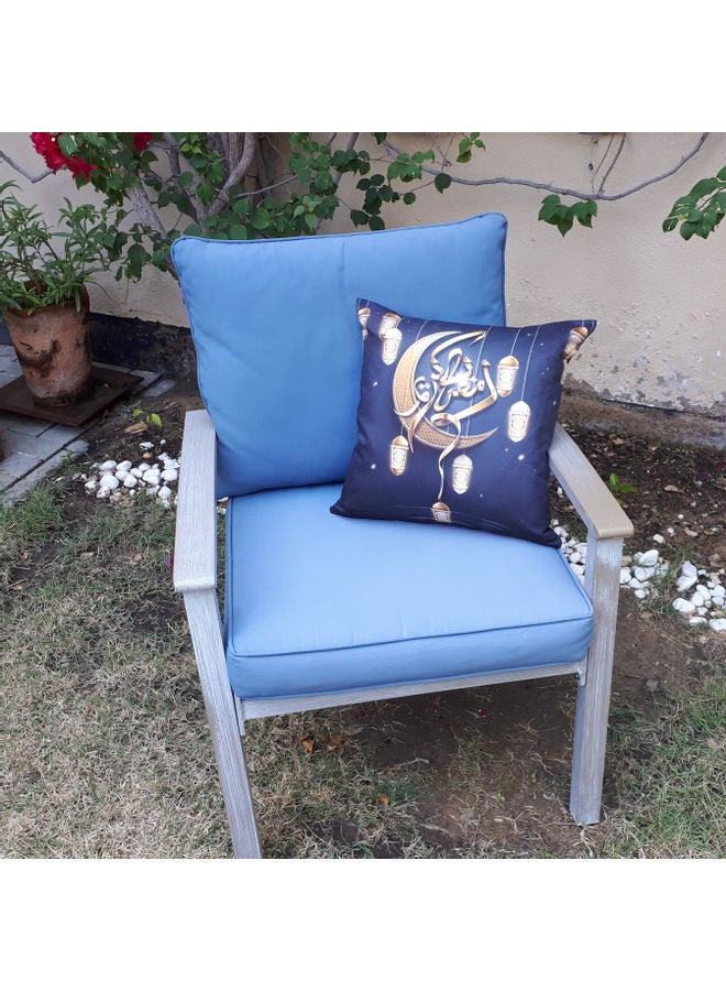 Alwan Ramadan Kareem Printed Cushion Cover Multicolour 40x40cm - Image 4