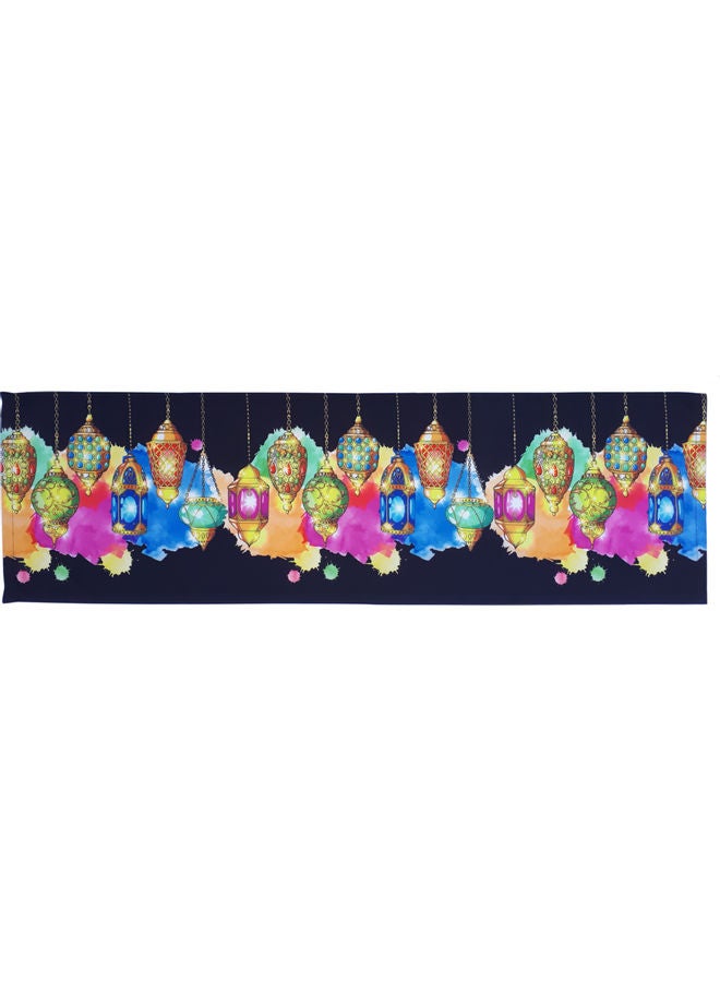 Alwan Ramadan Kareem Table Runner Multicolour 140x40cm - Image 1