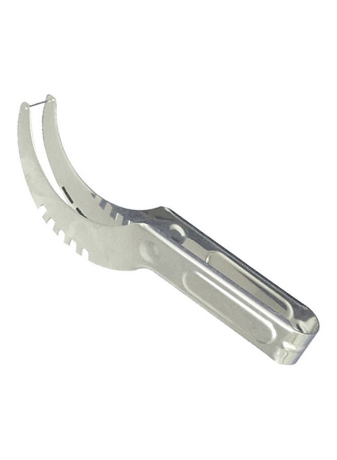 أداة تقطيع الكانتالوب و البطيخ إلي شرائح فضي 22x3x3سم - Image 1