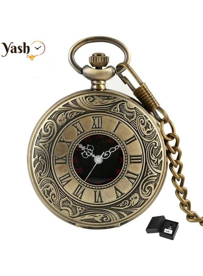 ياش ساعة جيب بعقارب بنقشة رقم روماني - Image 2