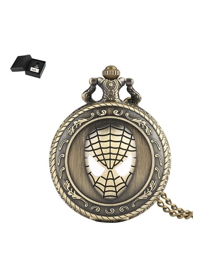 YASH - 3D Spiderman Engraved Analog Pocket Watch - Image 1