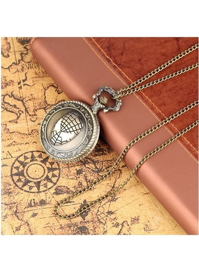 YASH - 3D Spiderman Engraved Analog Pocket Watch - Image 1