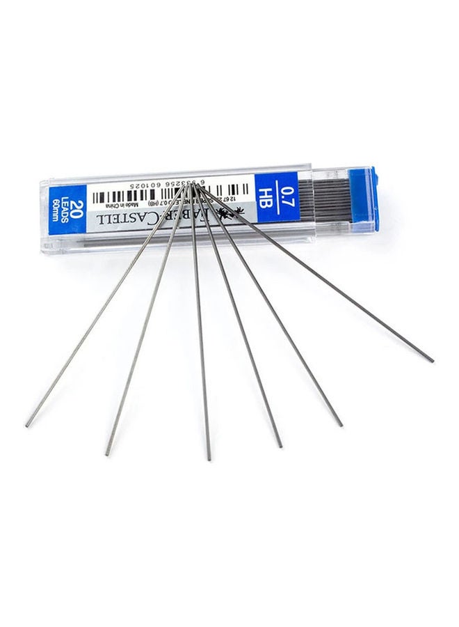 FABER-CASTELL - 12-Tube Super Fine Mechanical Pencil Lead Set Black - Image 1