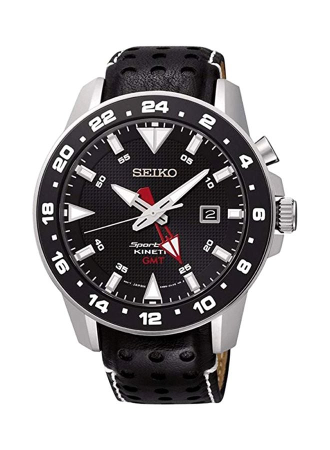 سيكو ساعة يد سبورتورا بعقارب ومقاومة للماء طراز SUN015P_2 للرجال - Image 1