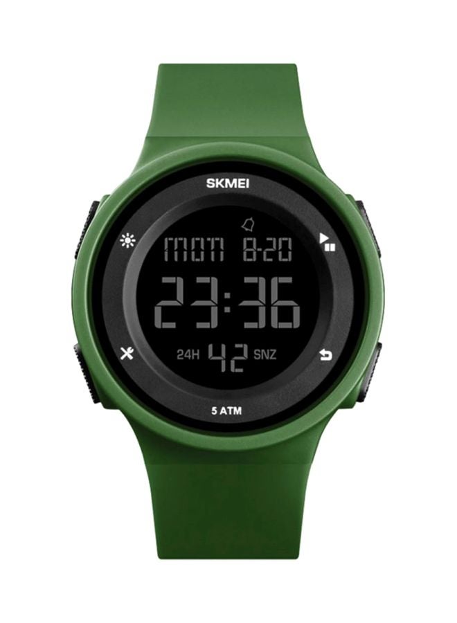 سكمي ساعة يد رقمية وبسوار من البلاستيك ومقاومة للماء طراز 1445 للأولاد - Image 1