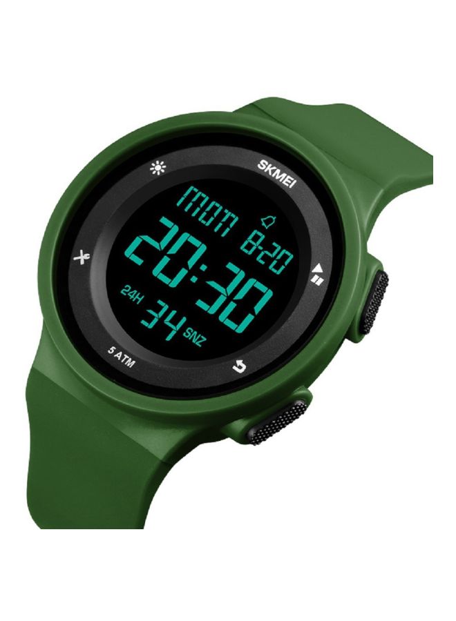 سكمي ساعة يد رقمية وبسوار من البلاستيك ومقاومة للماء طراز 1445 للأولاد - Image 2