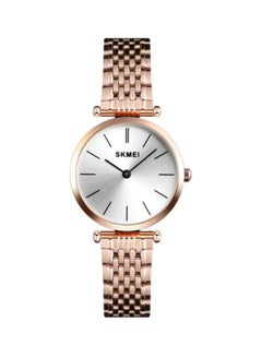 SKMEI Women's Water Resistant Analog Watch 1458 - 28 mm - Rose Gold  - Image 1