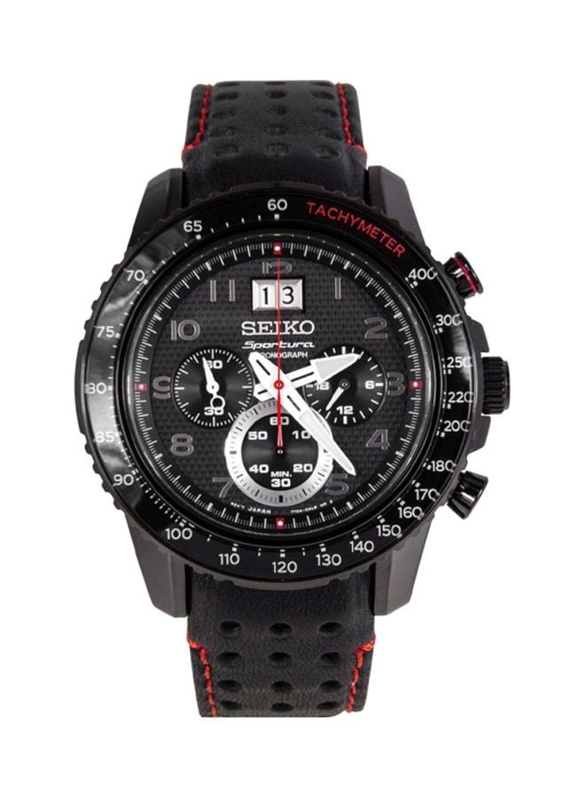 سيكو ساعة يد كرونوغراف سبورتورا مقاومة للماء طراز Spc141p1 للرجال - Image 1