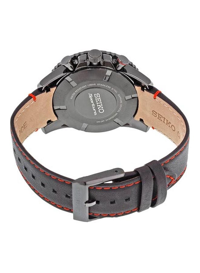 سيكو ساعة يد كرونوغراف سبورتورا مقاومة للماء طراز Spc141p1 للرجال - Image 2