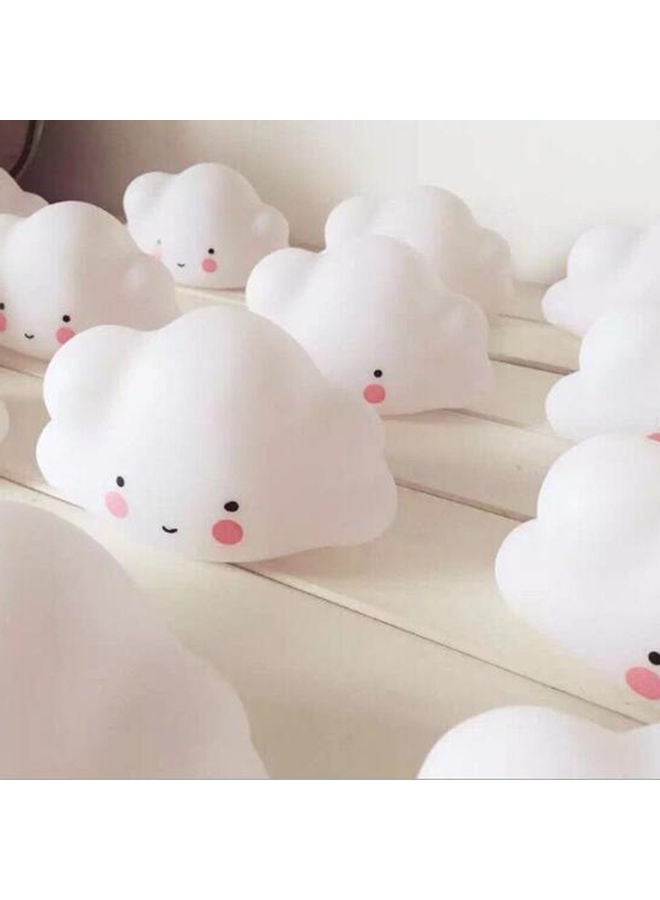 Novelty Cloud Smile Face Lamp White 16.5x16.5x16.5cm - Image 4