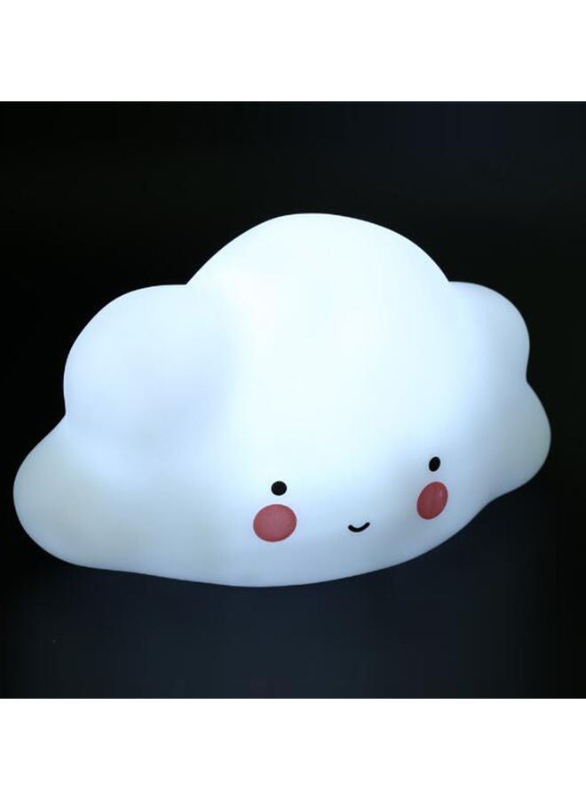 Novelty Cloud Smile Face Lamp White 16.5x16.5x16.5cm - Image 5