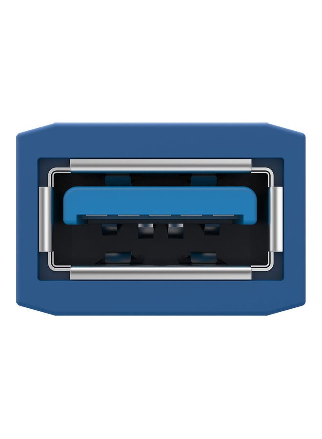 محول USB 3.0 Type-A ذكر أنثى أزرق - Image 3