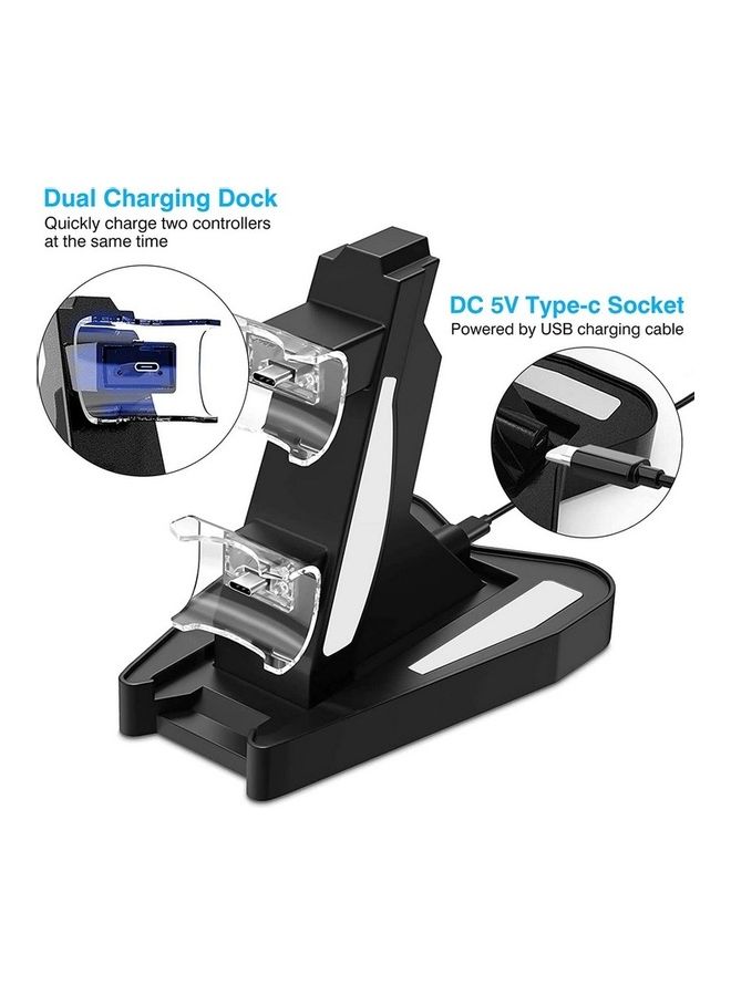 قاعدة شحن سريع بمنفذ USB مزدوج أسود - Image 5