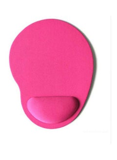 Anti Slip Wrist Rest Support Mousepad Pink