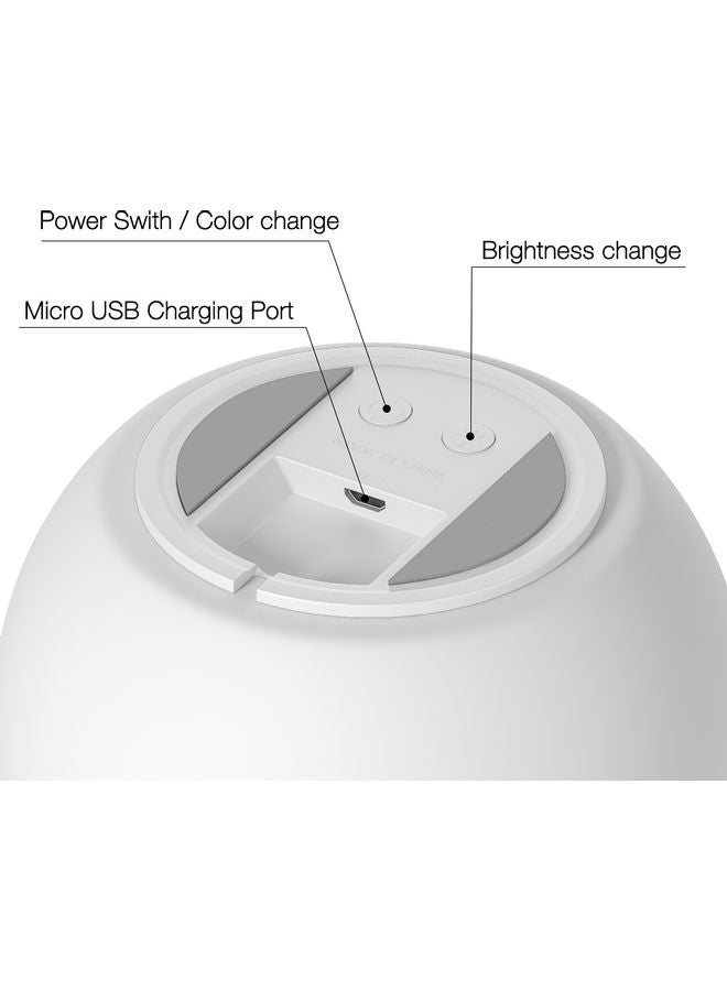 مصباح LED ليلي أبيض 5.1x4.6بوصة - Image 5