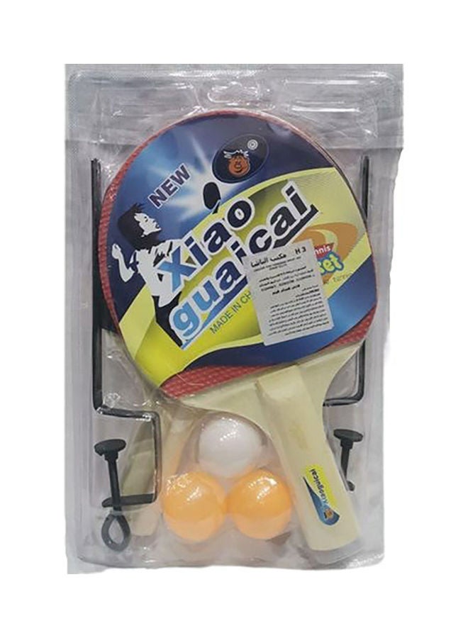Generic 5-Piece Table Tennis Racket And Ball Set - Image 1