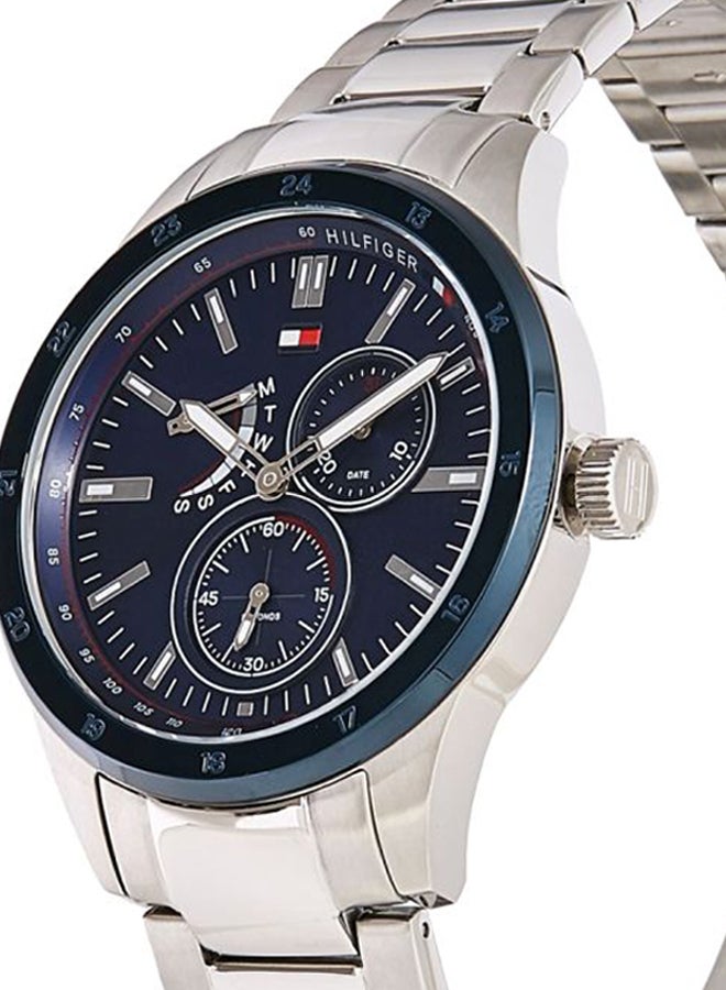 TOMMY HILFIGER Men's Water Resistant Analog Wrist Watch 1791640 - 44 mm - Silver  - Image 3