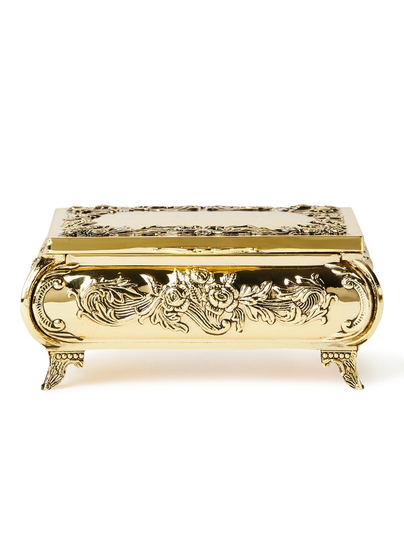 Al Jaber Attractive Jewelry Box Golden - Image 1