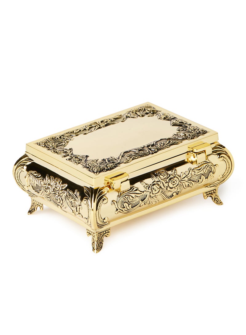 Al Jaber Attractive Jewelry Box Golden - Image 3