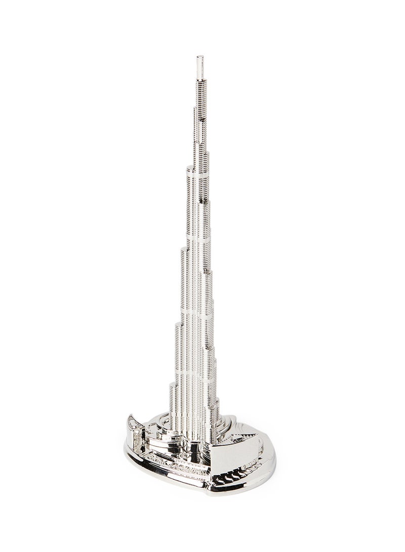 Al Jaber Silver Plated Decorative Burj Al Arab Silver - Image 2