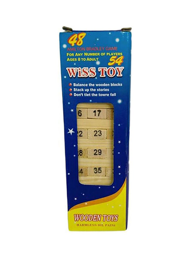 Mattel Games 54-Piece Wiss Wooden Toy Playsset  - Image 1