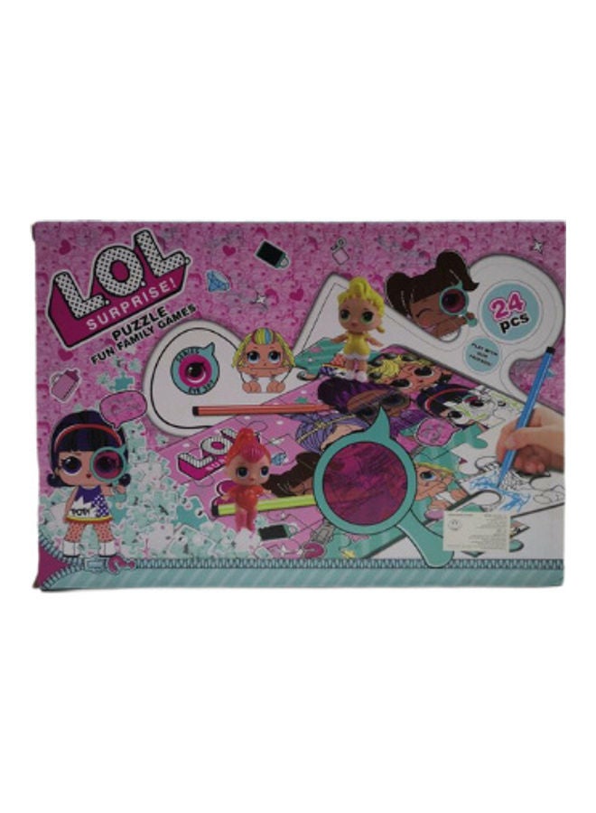 Lol Surpise 24-Piece Fun Family Jigsaw Puzzle Playset  - Image 2