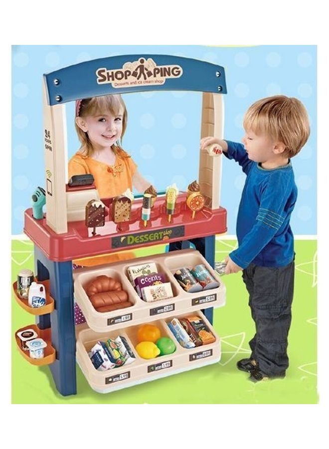 55-Piece Home Supermarket Scan Desk Shop Playset - Image 2