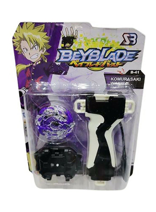 BeyBlade 3-Piece Super Komurasaki Wakiy Spinner Toy 
