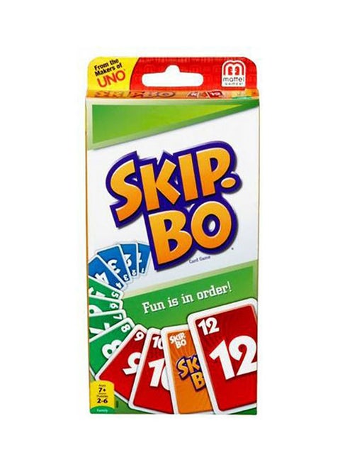 Skip Bo Play Card Game