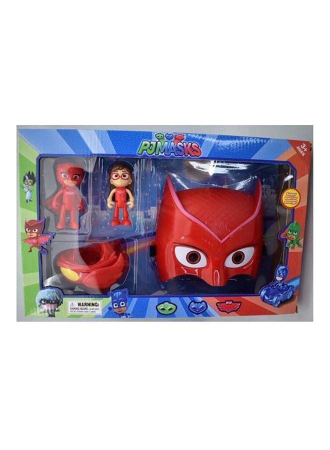 PJMASKS 4-Piece Owlette Masks And Action Figures Playset
