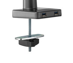 NAVODESK Single Monitor Desk Mount With Gas Spring Tech And USB Grey Grey  - Image 4