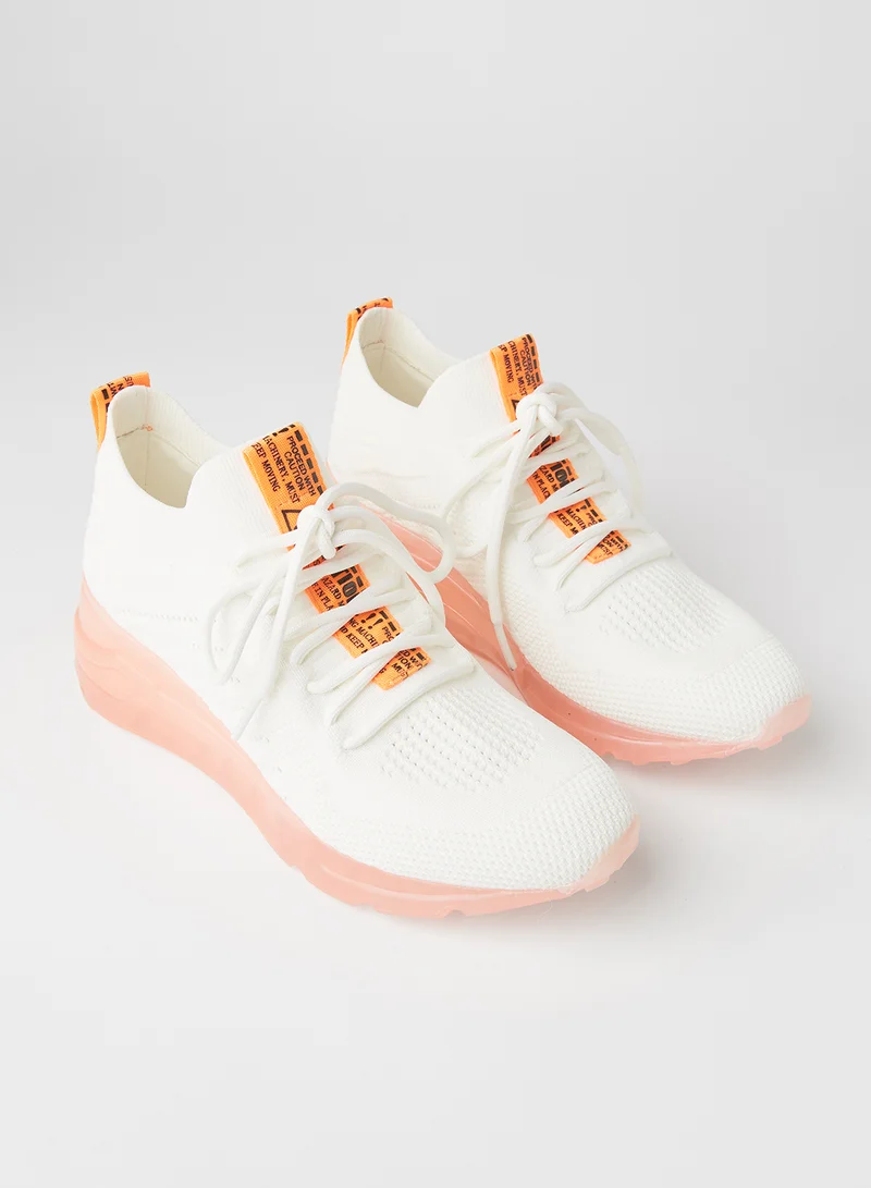 STEVE MADDEN Cello Low Top Sneakers Orange/White