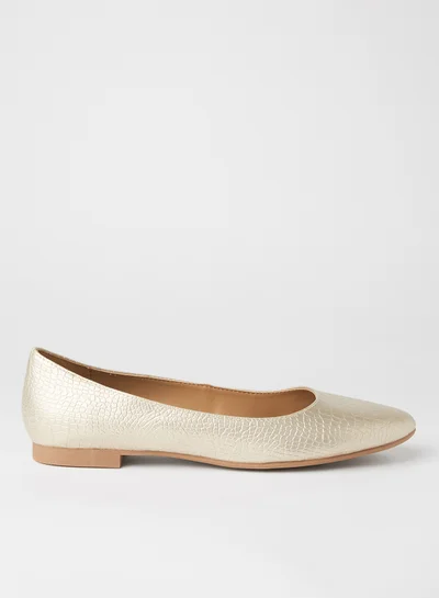 STEVE MADDEN Danni Ballerinas Gold