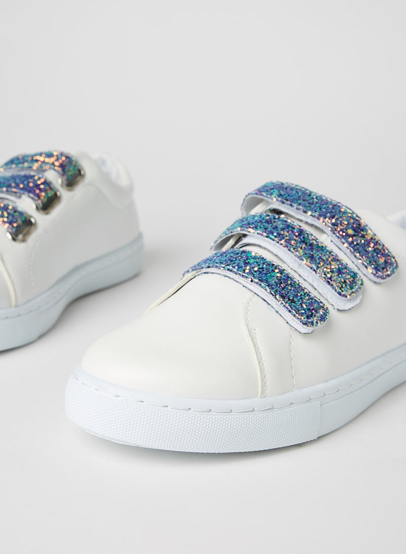 كيوبيد سنيكرز لامع خفيف الوزن أبيض - Image 3