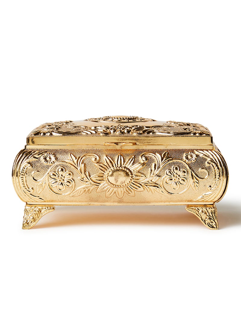 Al Jaber Attractive Jewelry Box Golden - Image 1
