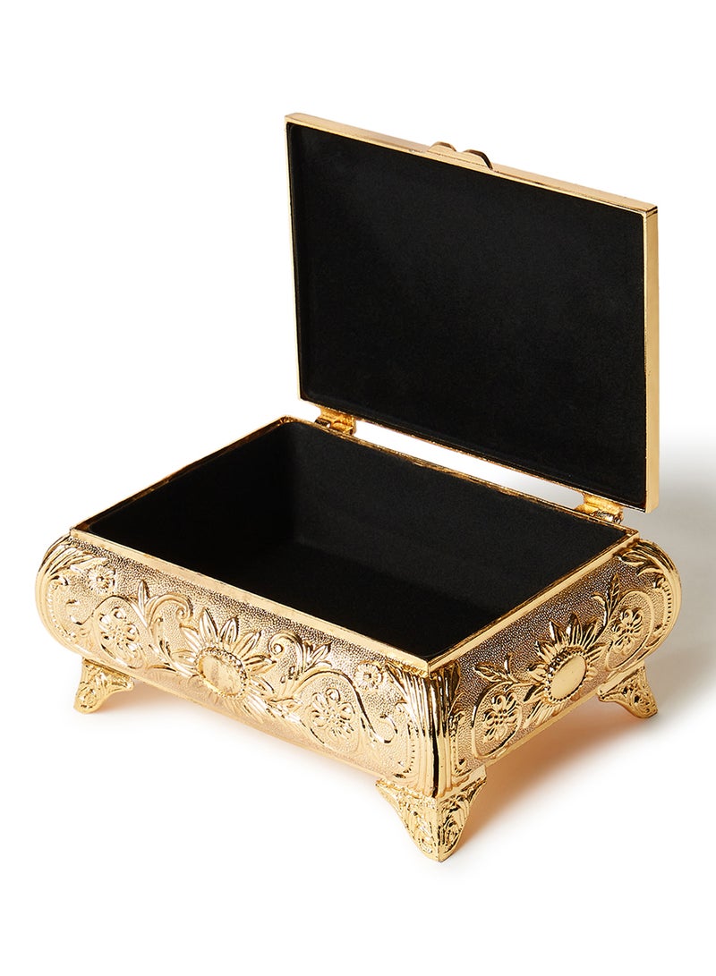 Al Jaber Attractive Jewelry Box Golden - Image 2