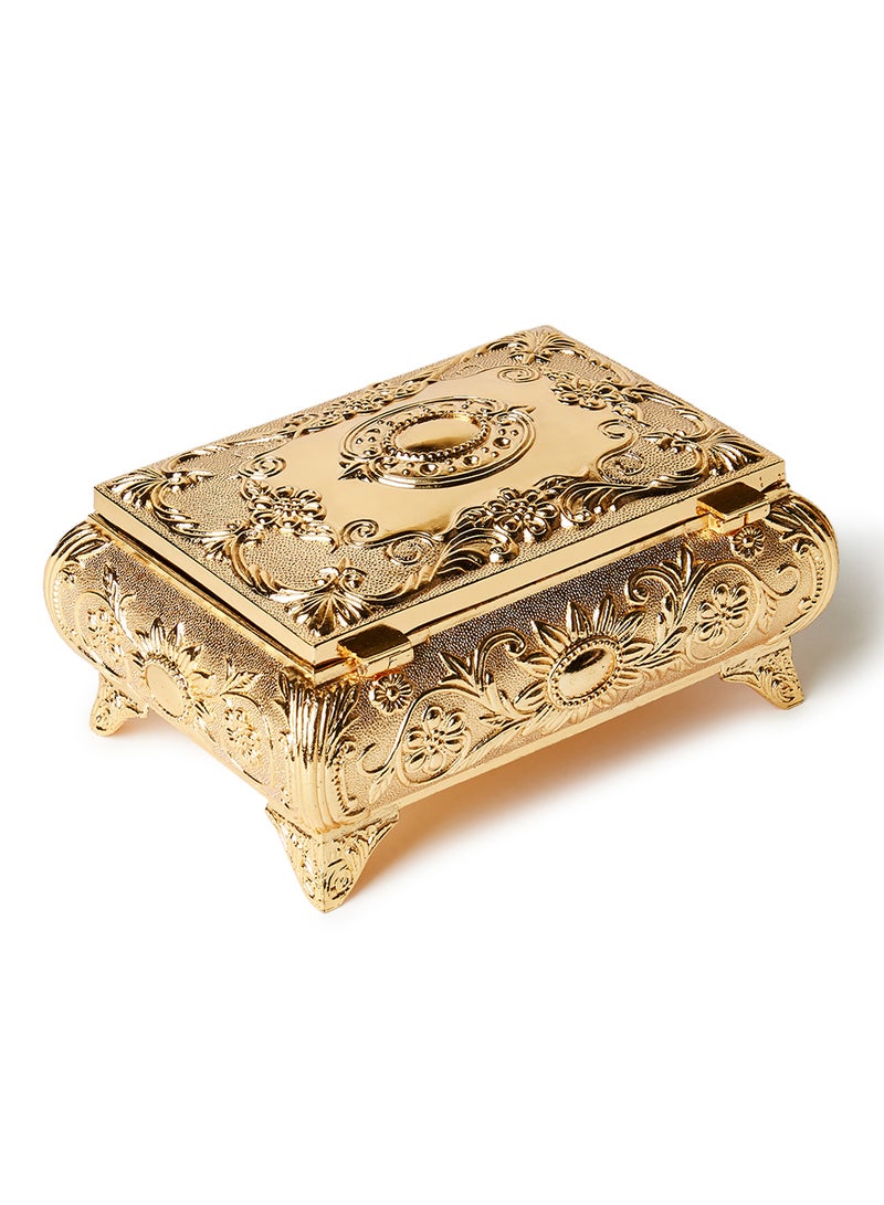 Al Jaber Attractive Jewelry Box Golden - Image 3