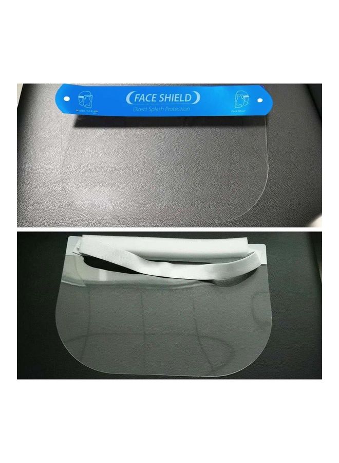 VRT Pack Of 5 - Disposable Face Shield With Adjustable Elastic Strap - Image 2