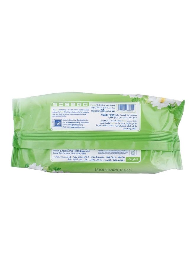 Refreshing Wet Wipes -120 Wipes White