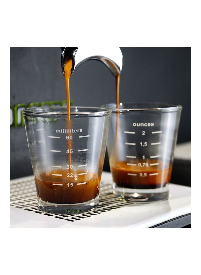 Generic - Espresso Coffee Cup Clear 8.5x8x7.5cm - Image 1