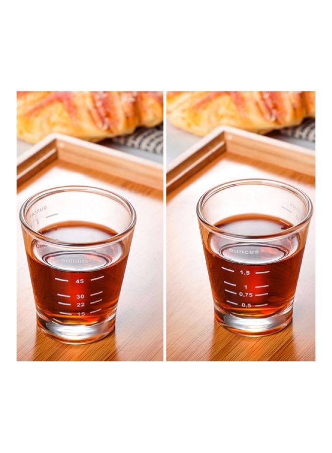 Generic - Espresso Coffee Cup Clear 8.5x8x7.5cm - Image 1