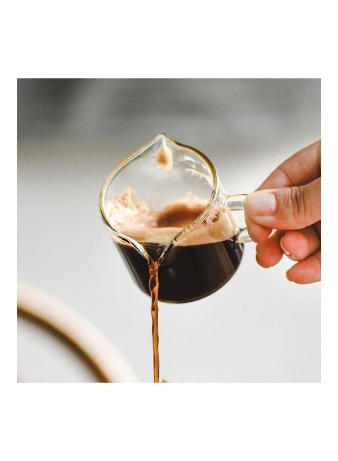 كوب مزدوج الفم مقاوم للحرارة لمشاركة القهوة والحليب شفاف 8.5x8x7.5سم - Image 4