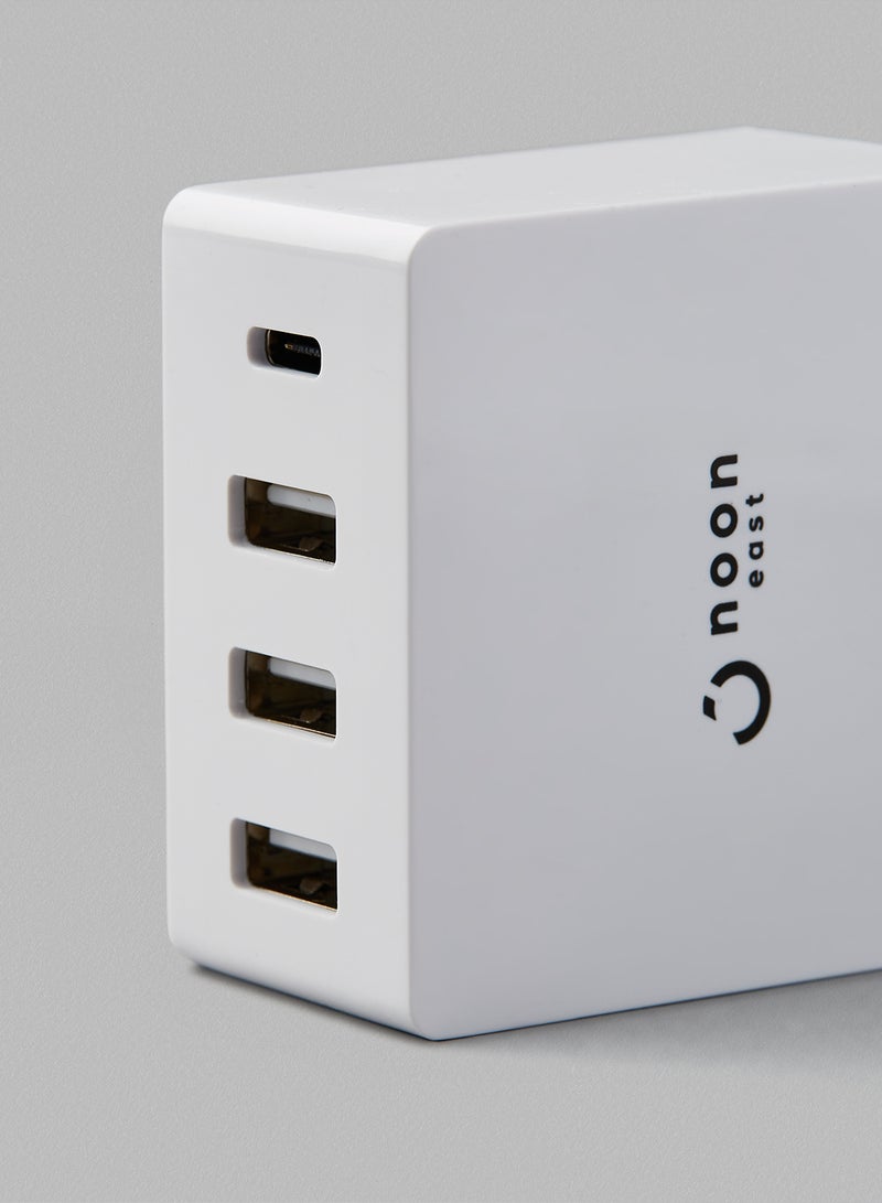 Noon East Portable Wall Charger Adapter White  - Image 3