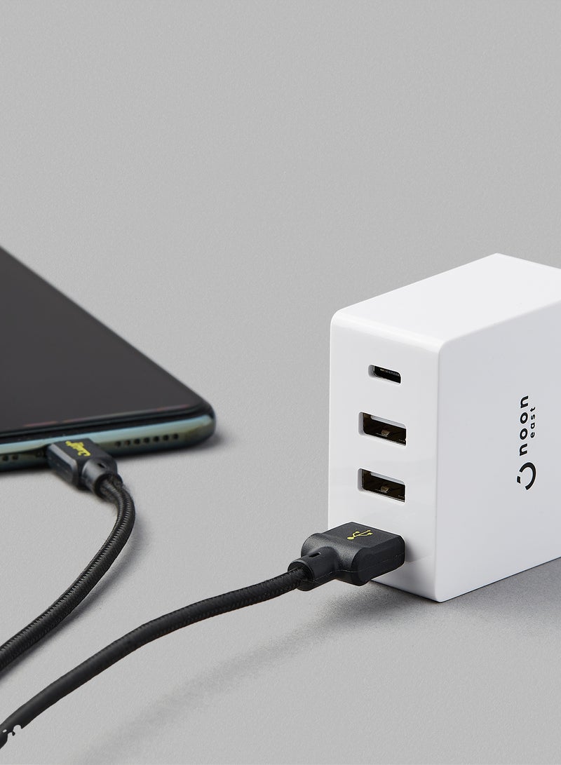 Noon East Portable Wall Charger Adapter White  - Image 4